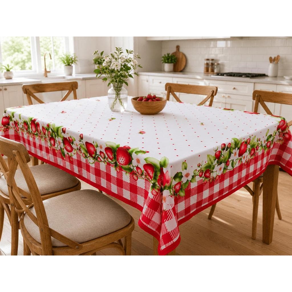 Toalha de Mesa Oxford Estampada lacinho