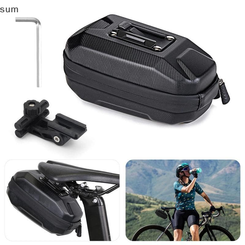[sum] Bolsa Traseira Para Mountain Bike-Impermeável EVA Hard Shell Bicicletas De Estrada E Equipamentos De Ciclismo BR