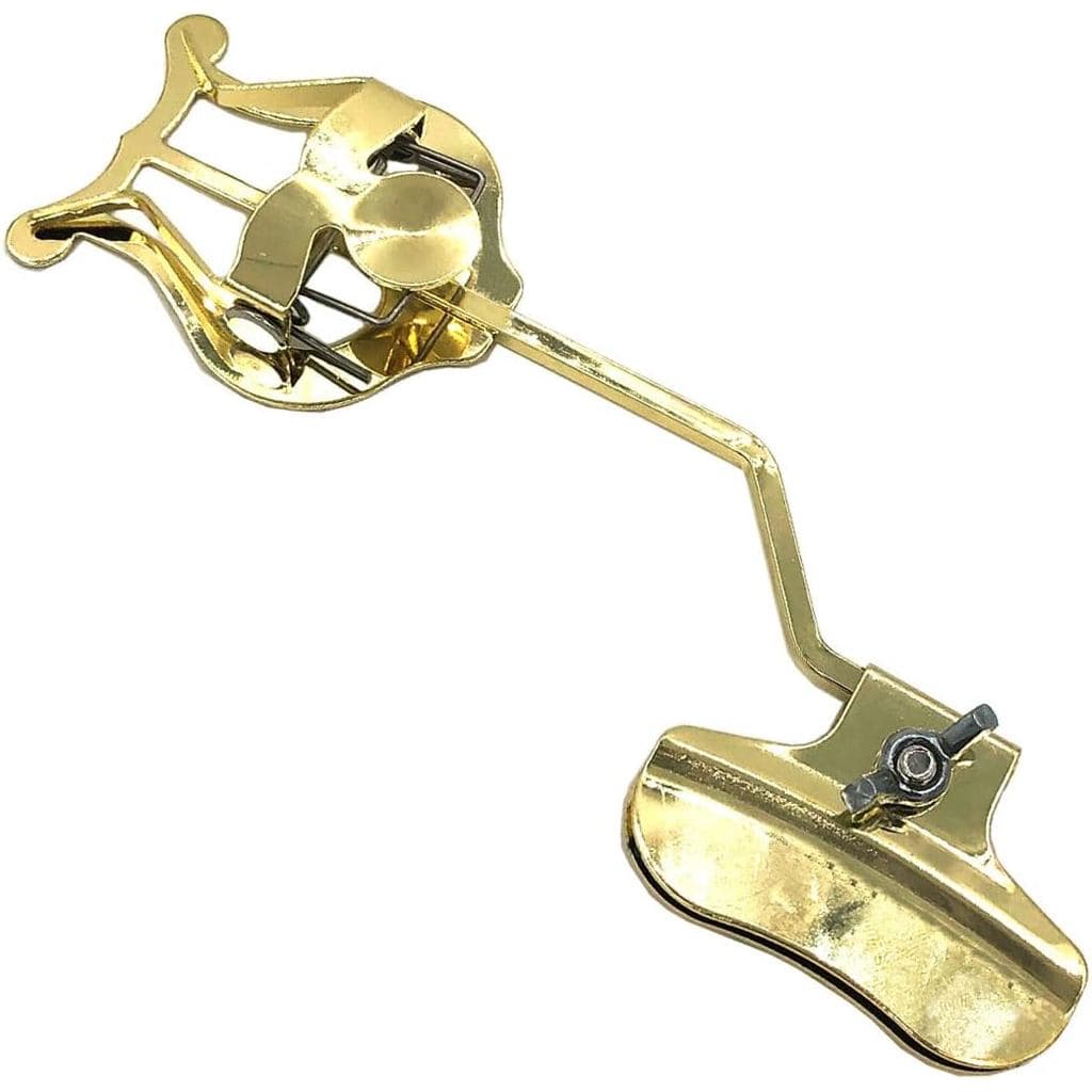 Suporte de Partitura para Trombone com Clipe, Lira de Marcha para Trompete, Lira de Marcha de Metal com Fixação para Tro