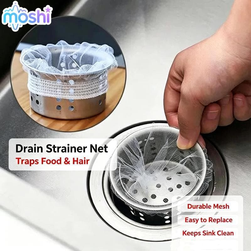 MOSHI 100 Pçs Sacos De Filtro De Malha De Drenagem De Cozinha Descartáveis Anti Entupimento Design Pegar Resíduos De Ali