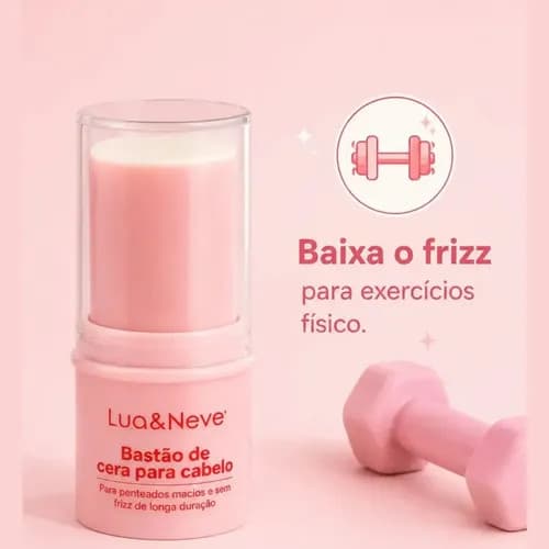 Bastão de Cera para Cabelo Hair Stick Lua&Neve