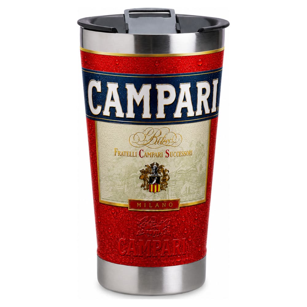 Copo Térmico 473ml Personalizado HD 360º c/ tampa - Vermelho