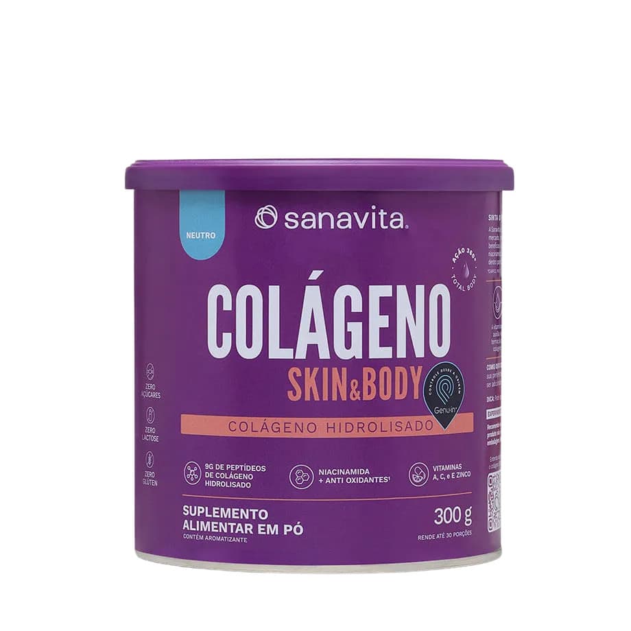 Colageno Skin Body Neutro 300g - Sanavita