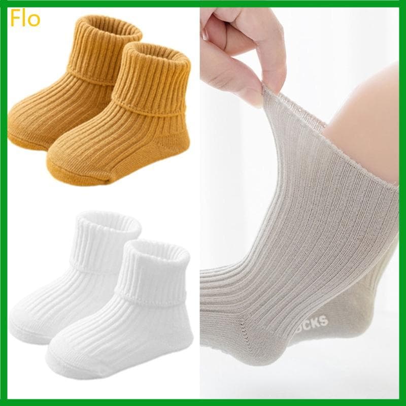 Flo Confortável Elástico Criança Meias Antiderrapante Design De Chão Para Casa Diária