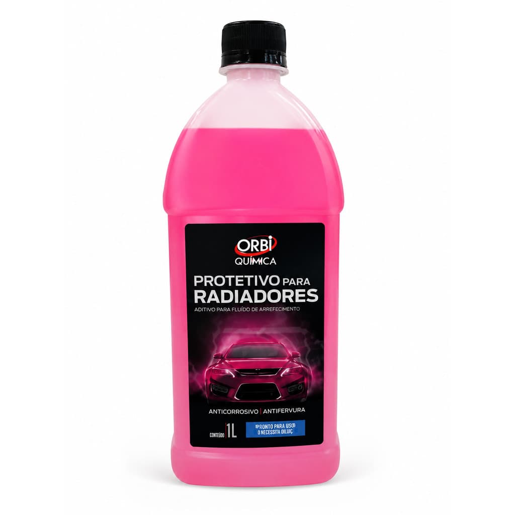 Aditivo do radiador protetivo orgânico concentrado rosa 1L orbi