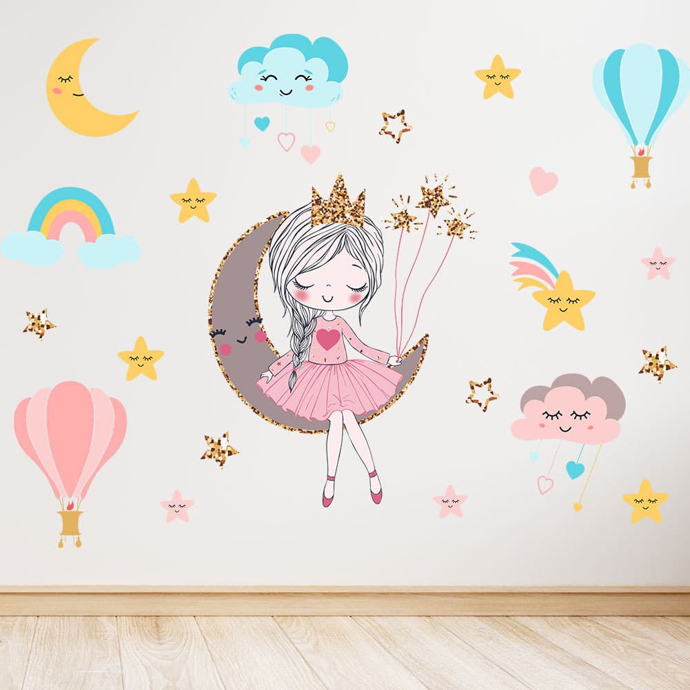 Adesivos de parede influenciador menina quarto cabeceira fundo papel de parede adesivos papel de parede auto-adesivo