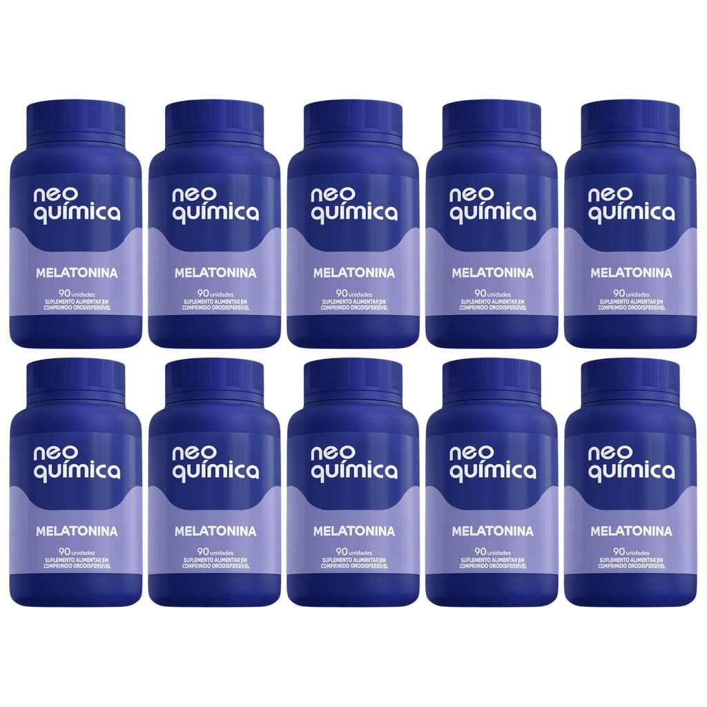 Kit com 10 Melatonina Neo Química Em 90 Comp