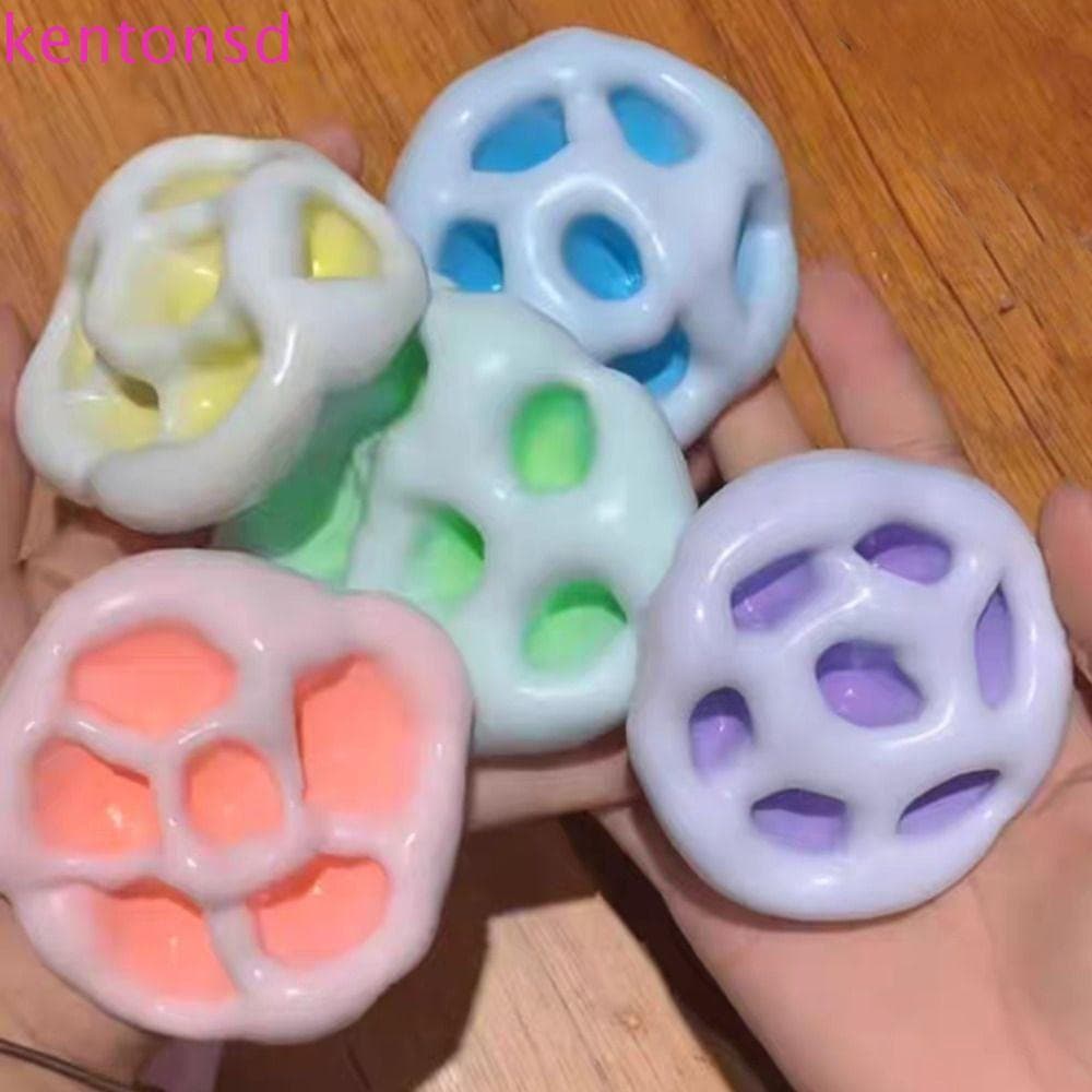 Brinquedo De Pitada Kentondx , Aperto De Bola Feito À Mão Fidget , Arroz Pegajoso De Pele De Gelo De Alívio Criativo Rea