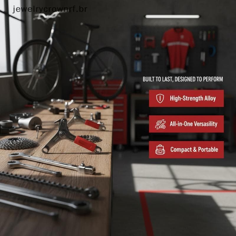 Kit De Ferramentas De Manutenção De Bicicleta , 4 Unidades , Remoção De Volante , Disjuntor , Extrator Para Reparo De Es