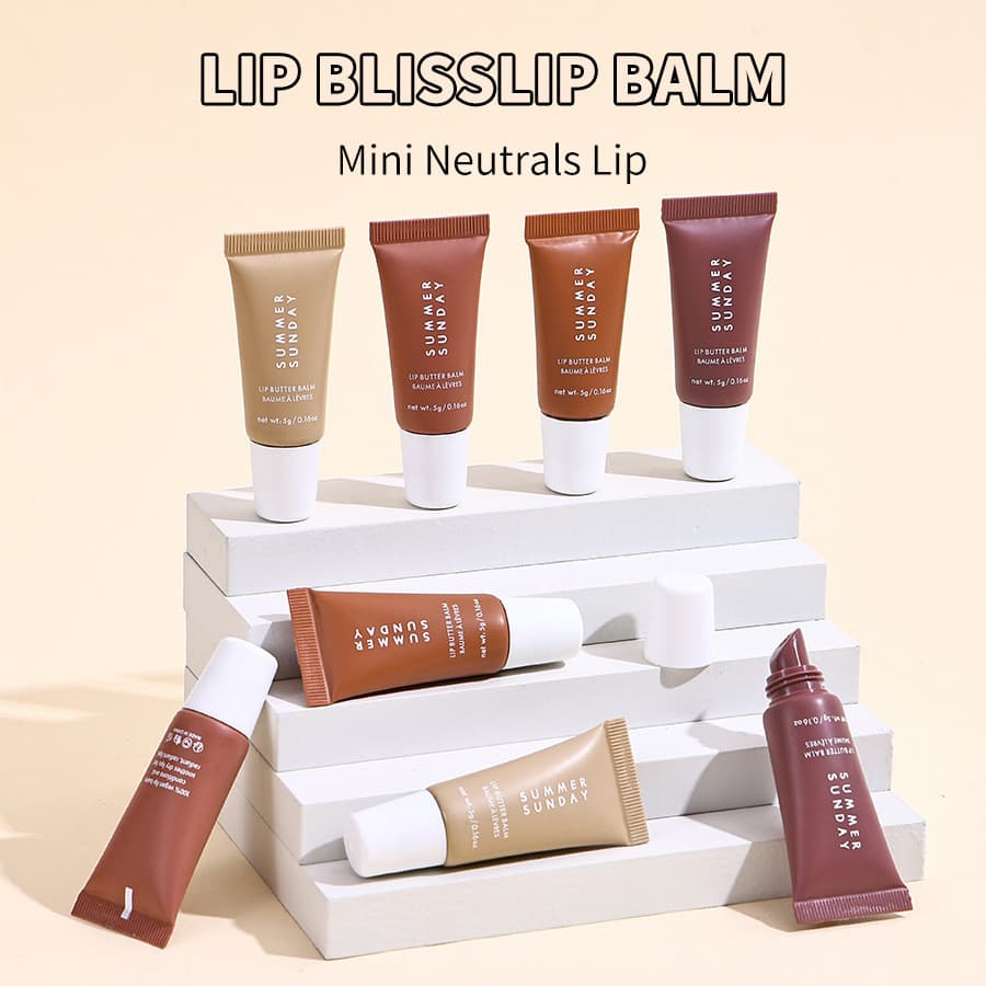 Conjunto De 4 Brilho Labial Página VINE-Hidratante Com Manteiga
