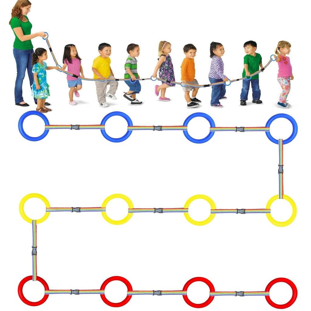 Corda de Segurança para Caminhada, Corda de Caminhada para Crianças em Idade Pré-Escolar, Corda de Caminhada Colorida e
