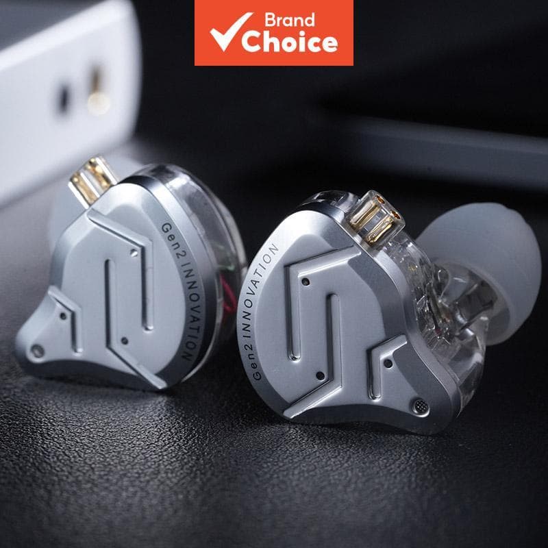 KZ ZSN PRO 2 Fones De Ouvido Com Bobina De Ferro Subwoofer Intra-Auricular Som De Alta Resolução Cabo HiFi Controle De F