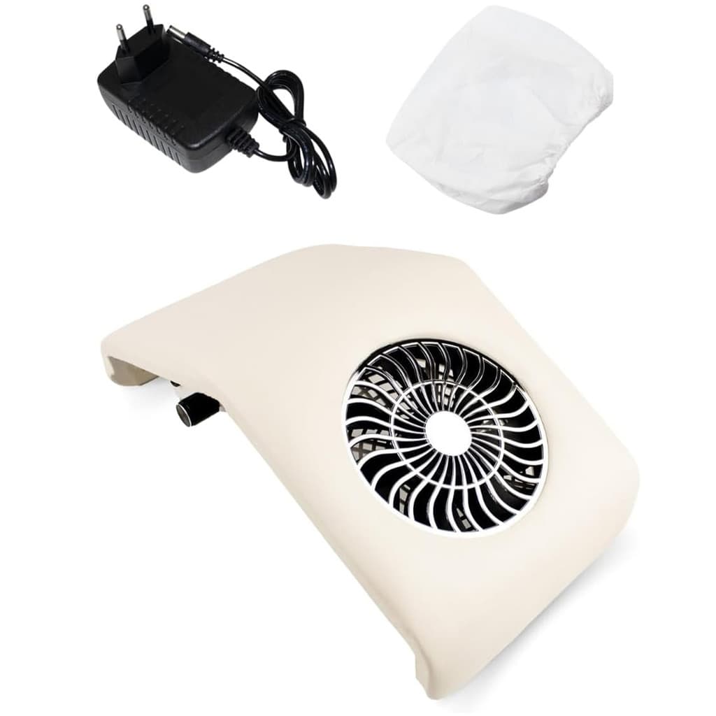 Aspirador Coletor Po Unhas Sugador Acolchoado Manicure Acrigel Postiça Salao Beleza Nail Desginer Lixamento