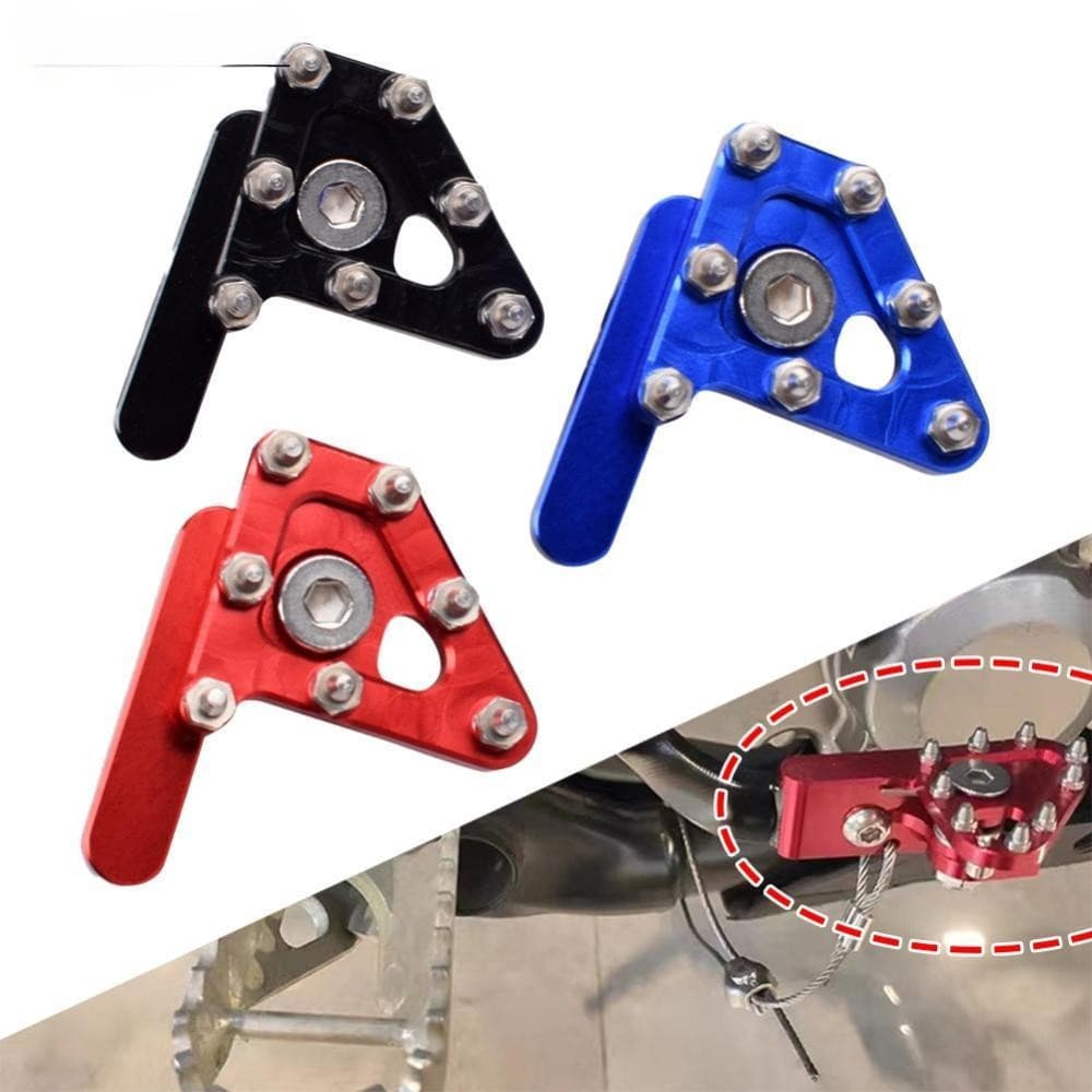 Motocicleta Dobrável Alavanca De Freio Traseiro Pedal Cabeça Passo Ponta Liga De Alumínio Leve Para Ktm Suzuki CRF -/KLX