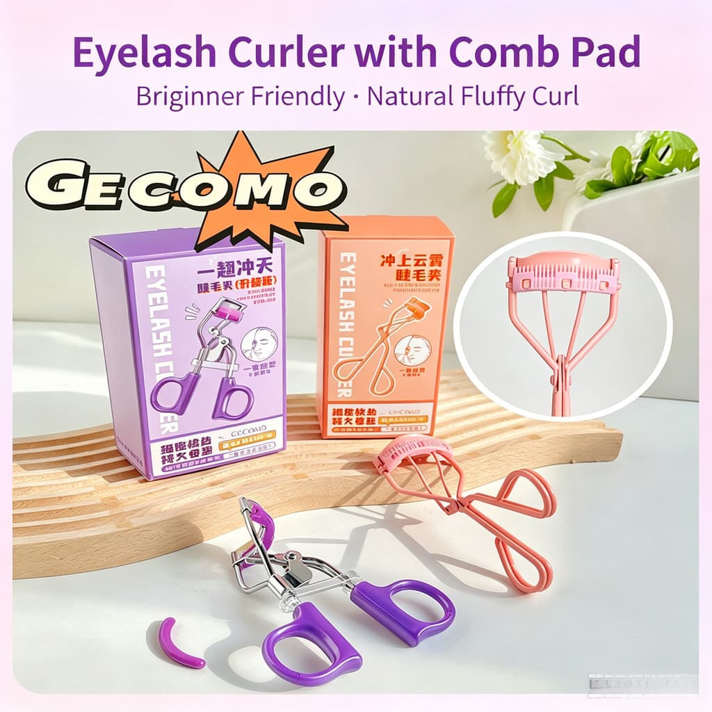 Um curling Sky cílios modelador curling estilo de longa duração girassol cílios modelador portátil iniciante