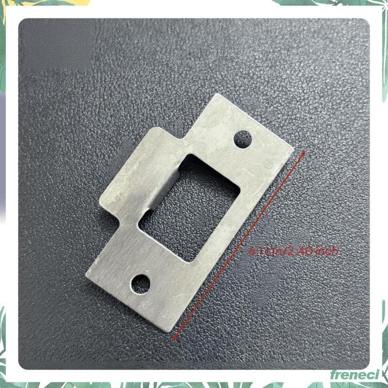 [Freneci] Placa De Fechadura De Porta Prateada , Fácil Instalação , Trava Inoxidável Ajustável , Hardware De Segurança P