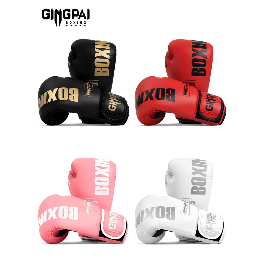 Luvas de boxe profissionais para adultos, crianças, homens, mulheres, Sanda, luvas de combate, treinamento, sacos de are