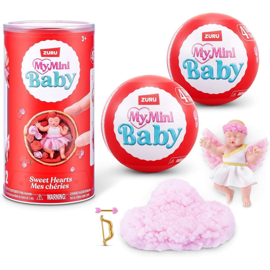 Meu mini conjunto de 2 corações doces para bebês, 2 cápsulas, brinquedos da coleção Creation ORXQ