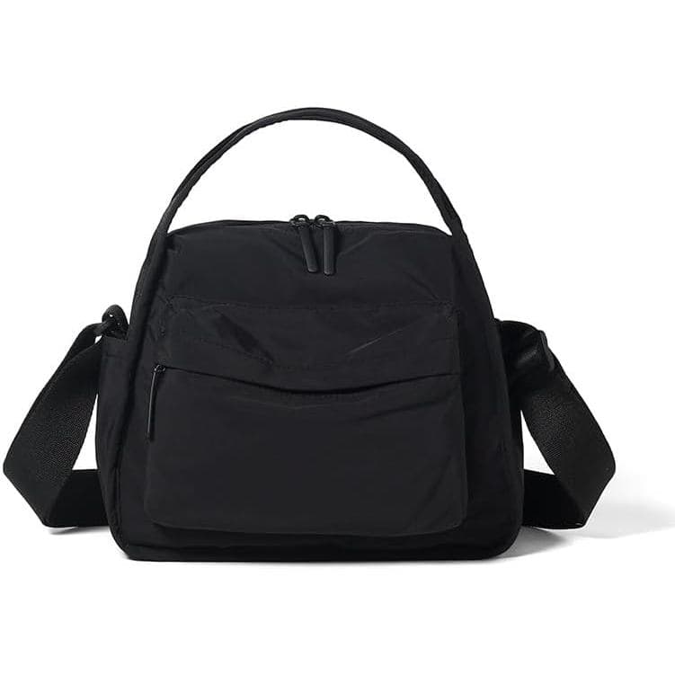 Bolsa Transversal Casual de Nylon Feminina, Bolsa de Ombro Portátil Moderna com Alça Superior, Bolsa Versátil para o Dia