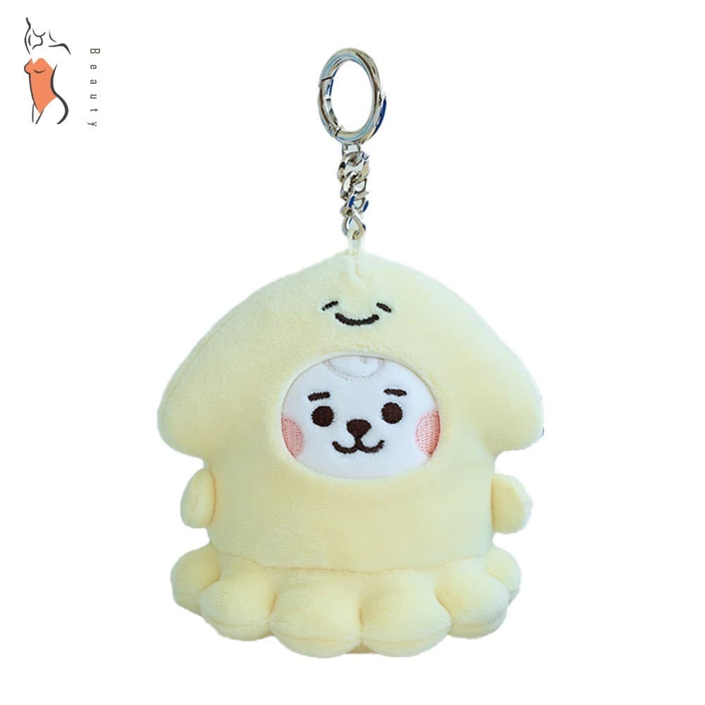Chaveiro De Pelúcia Cute Ocean Friends-Cabide Para Bolsa De Boneca