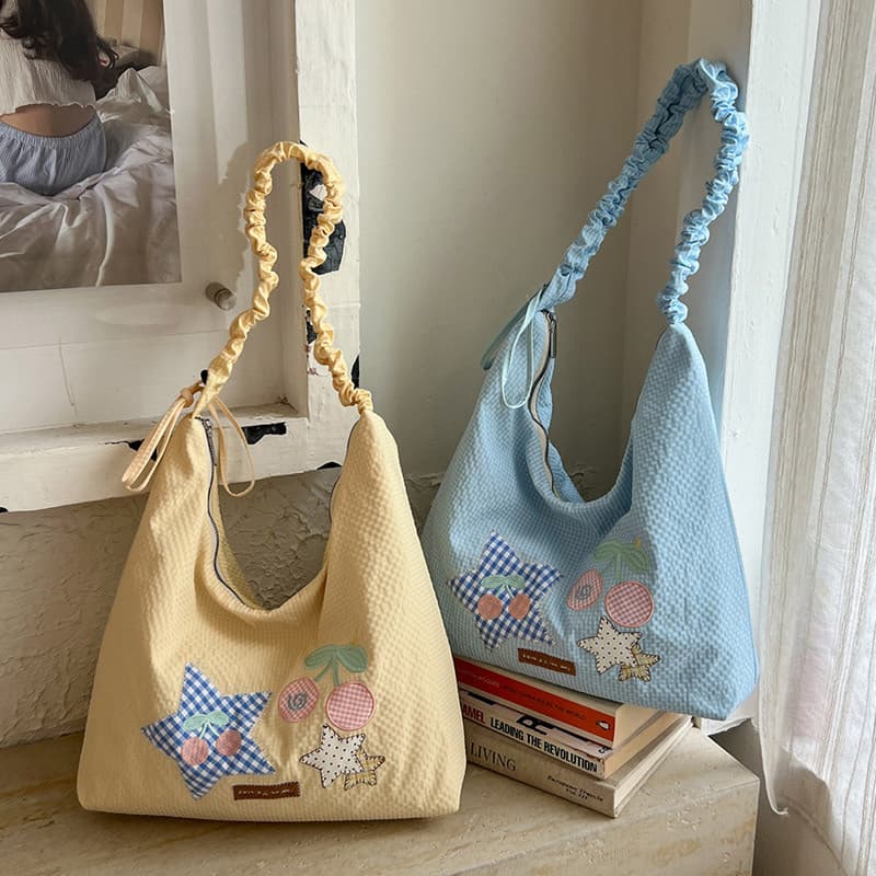 2026 novo estilo Casual estilo coreano lona de um ombro axilas bolsa feminina verão alto valor