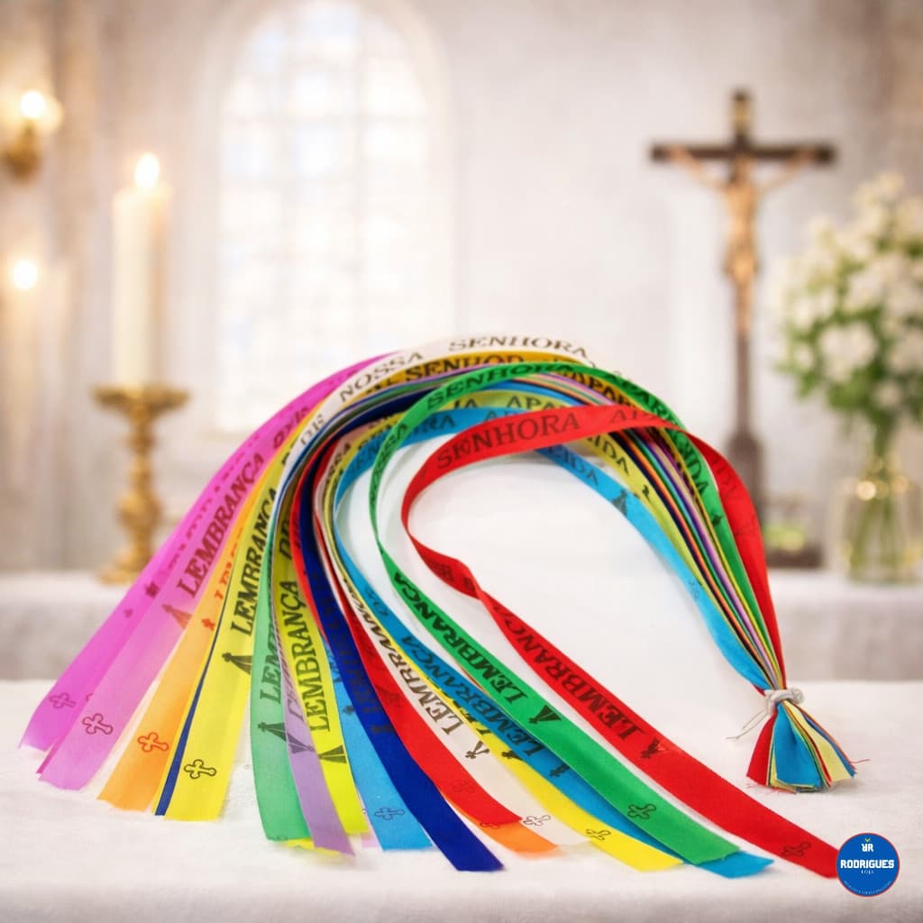 kit 40  Fitinhas Coloridas de Nossa Senhora Aparecida