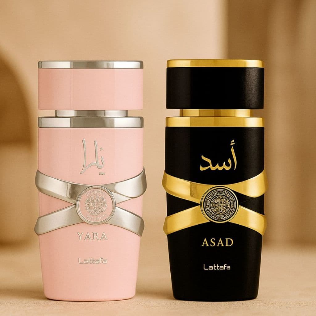 Kit Perfume Masculino e Feminino Árabe Asd + Yara Tradicional | Longa Duração Sofisticado