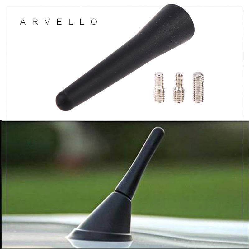 Antena Universal Para Carro Arvello Entradas FM/AM Aéreas Curtas De 2.5 Polegadas M4 M5 M6