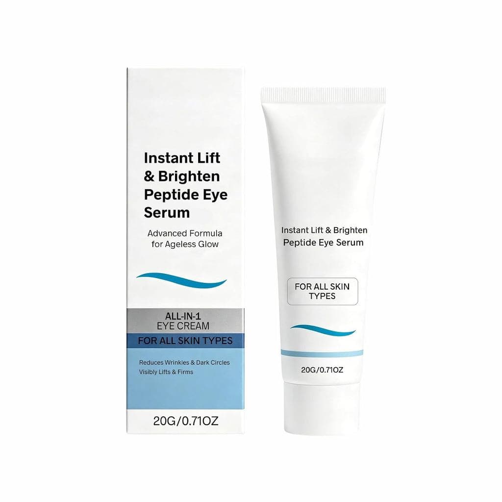 Dermxell Sérum para Olhos com Peptídeos para Lifting Instantâneo e Clareamento, Cuidado para a Área dos Olhos