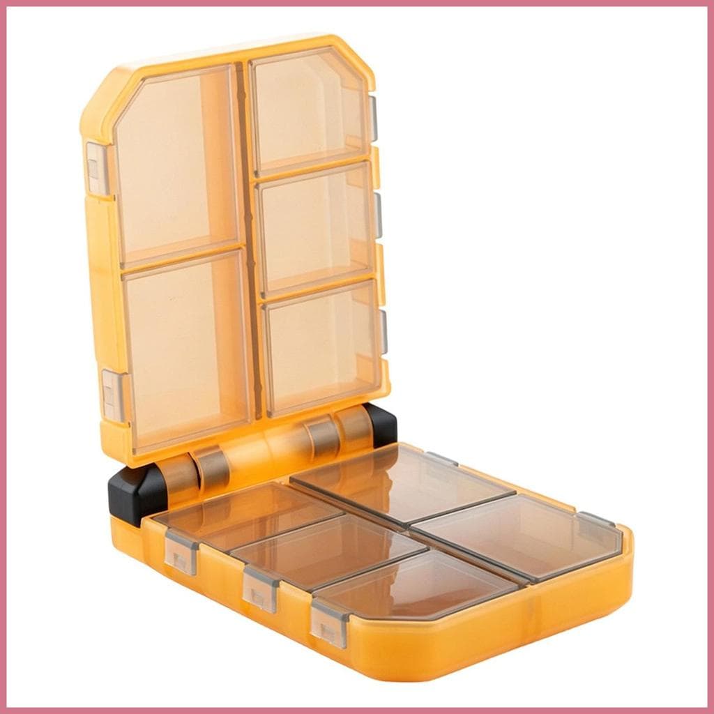 Caixa De Isca De Pesca Grande Capacidade Dupla Camada Dobrável Bandeja Portátil Organizador Para Jigging Corrico mubow2b