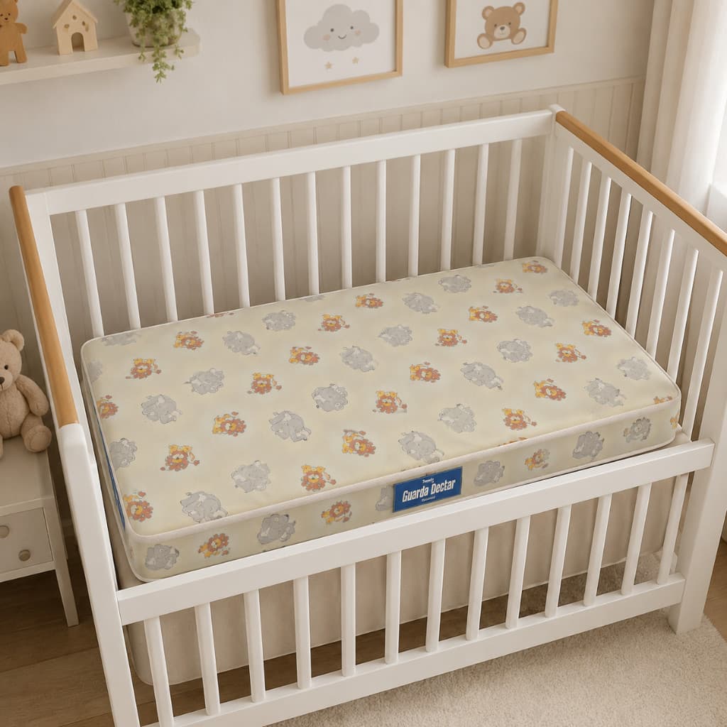 Colchão Probel Berço Espuma D18 Impermeável Infantil 130cm  Quarto Criança Bebê
