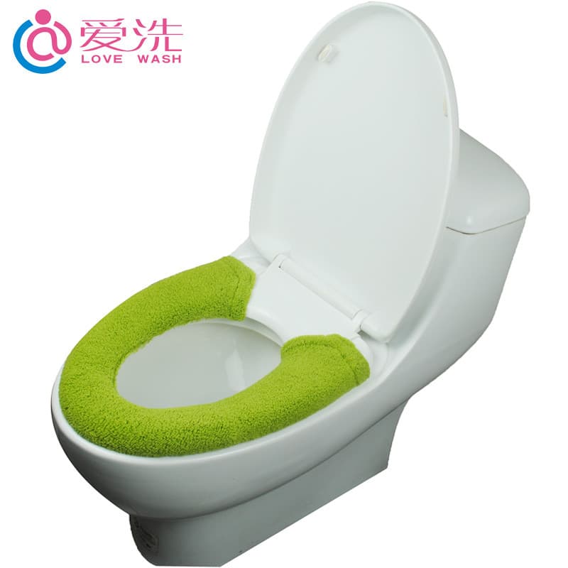 Frete grátis capa de assento de vaso sanitário em forma de S, espessada, Extra grande, botão de cobertura de vaso sanitá