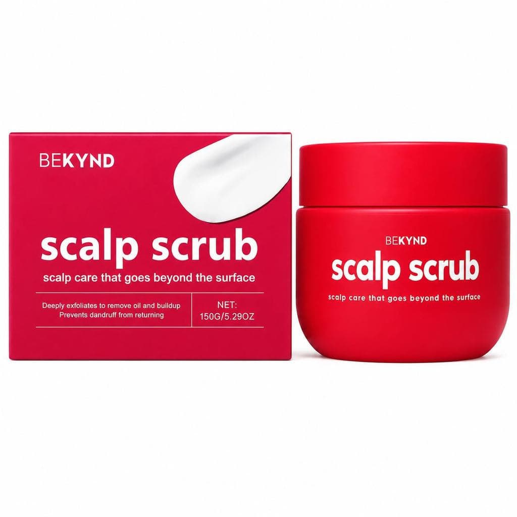 Esfoliante para couro cabeludo, pote vermelho, 149,9 gramas (5,29 onças) |     Esfoliação, hidratação, ativação do couro