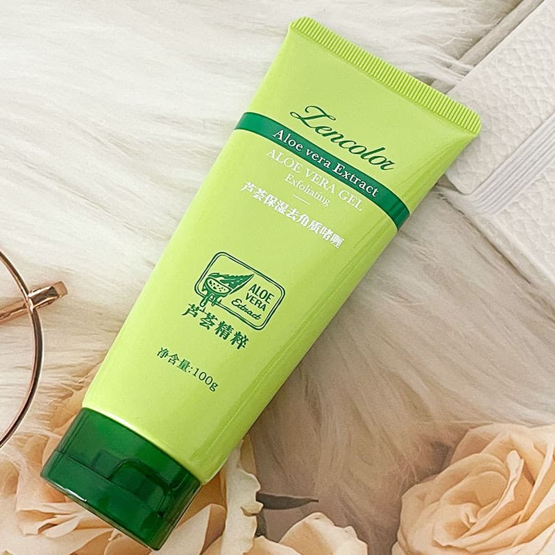 正 Colorido Aloe Vera Gel Esfoliante Hidratante Aloe Vera Gel Esfoliante Aloe Vera Gel Esfoliante Limpo Limpeza Profunda