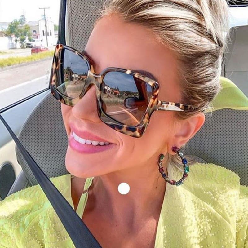 Europeu americano Oversized quadro quadrado óculos de sol 2020 novo estilo na moda Retro óculos de sol moda influenciado