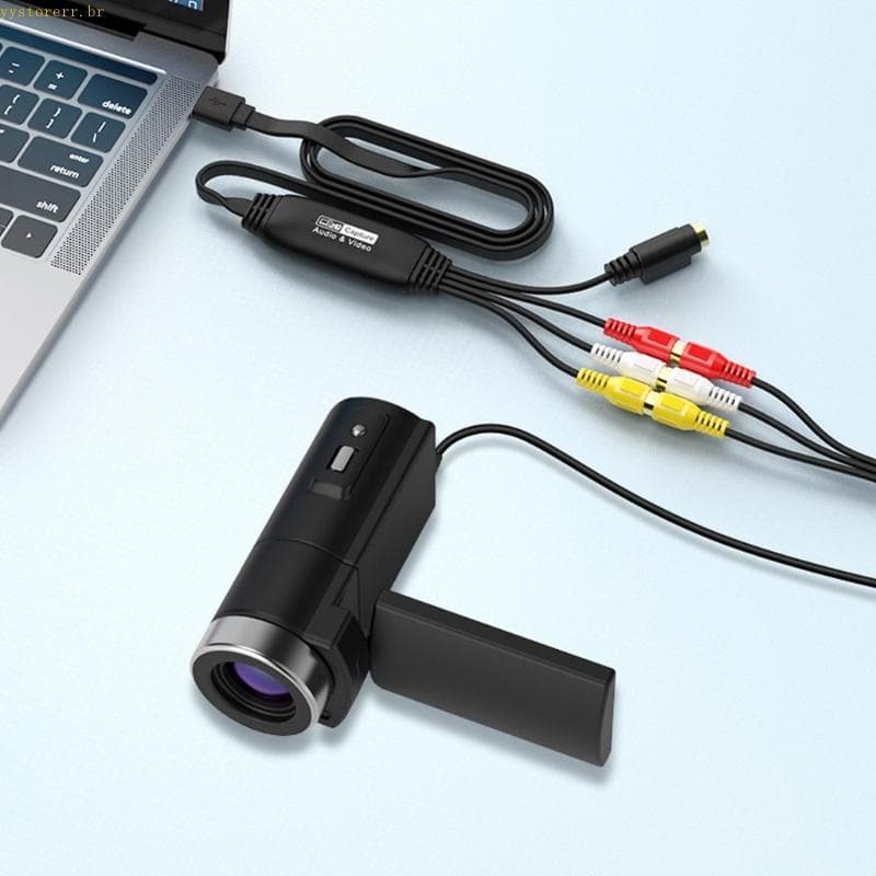 A Aquisição Placa Captura Vídeo USB YYS Para Digitalizar VHS Formato Digital