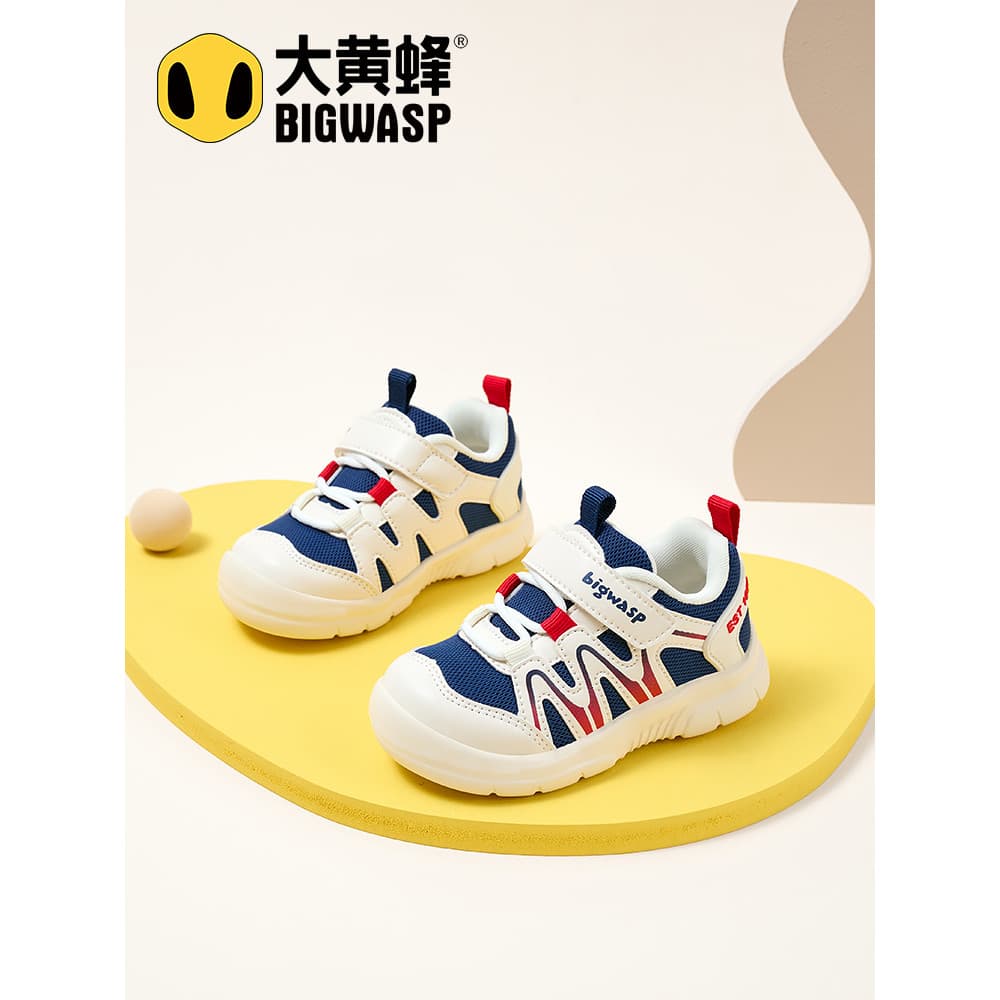 Bumblebee sapatos infantis sapatos infantis outono novo estilo malha respirável menino bebê sapatos funcionais calçados