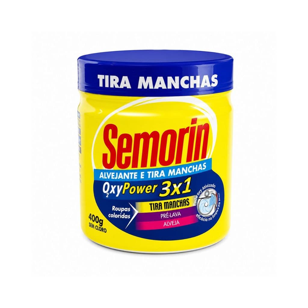 Semorin Alvejante e Tira Manchas em Pó Tradicional 400g