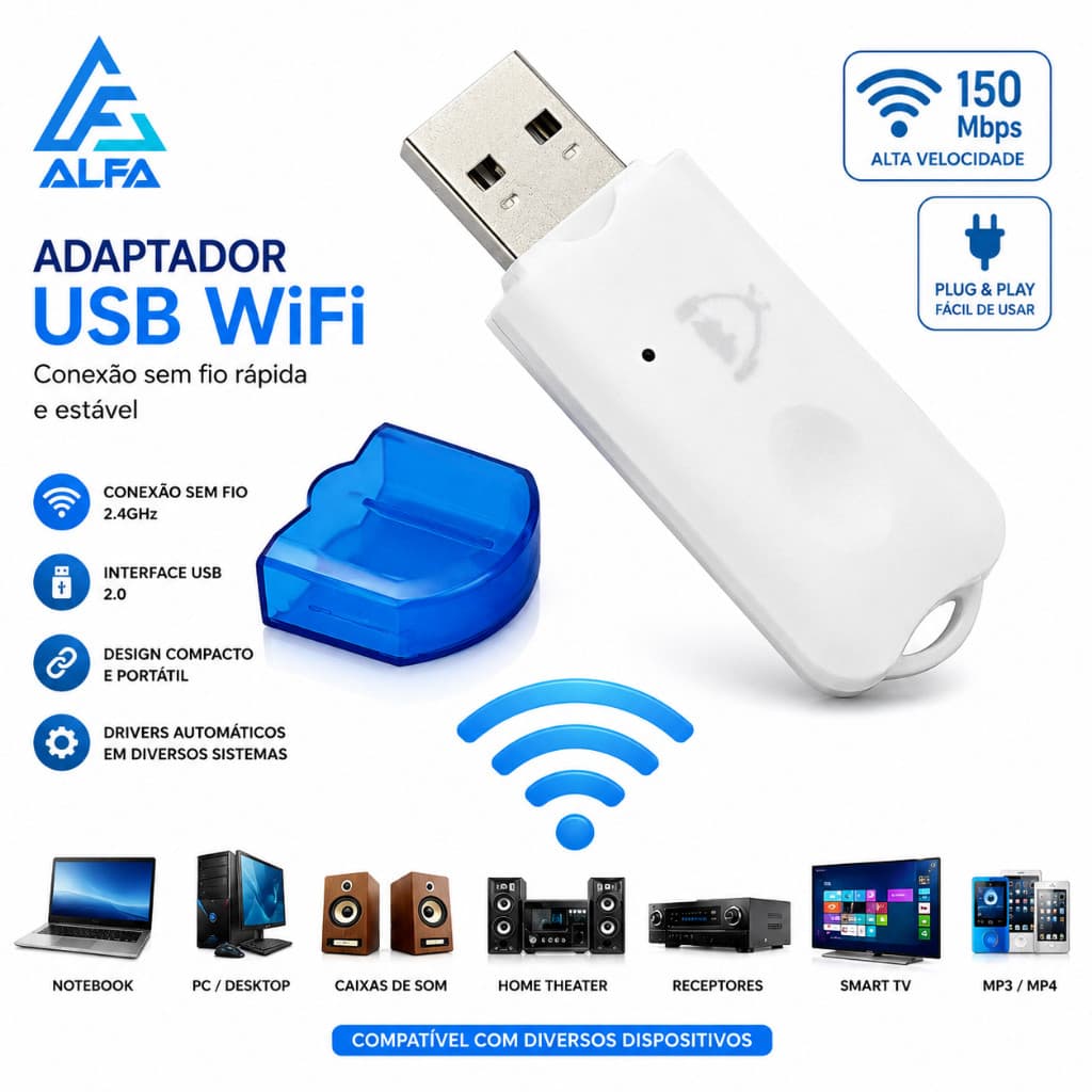 Adaptador Receptor Bluetooth Usb Pendrive Carro Musica