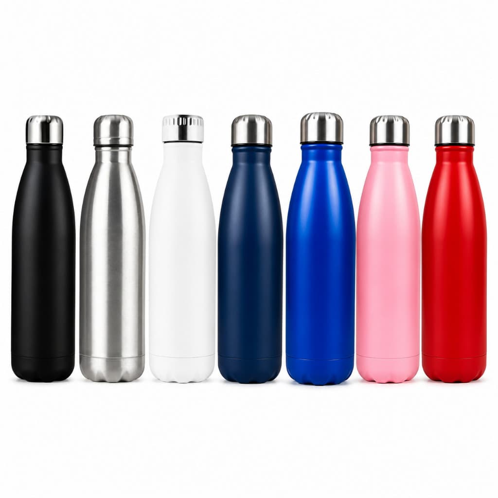 Garrafa Térmica Inox 500ml Academia Esportivo Água Gelada Quente Parede Dupla Portátil Vácuo Squeeze