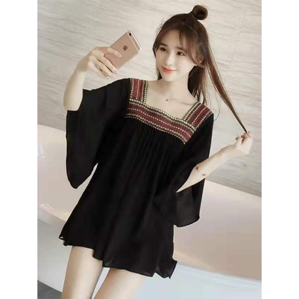 Desconto de marca roupas femininas contador retirada contador comércio exterior novo estilo Chiffon camisa feminina topo