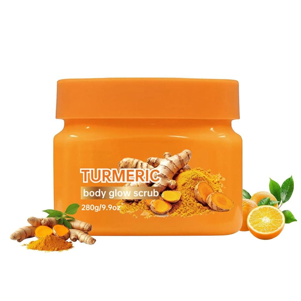 Turmeric Body Scrub, Gentle Body Exfoliator Scrub, Deep Cleansing Skin Care, Long Lasting Hydration, for Body Hand Foot