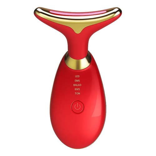 Massageador Facial Eletrico Pescoço Led Lift Fototerapia Ant