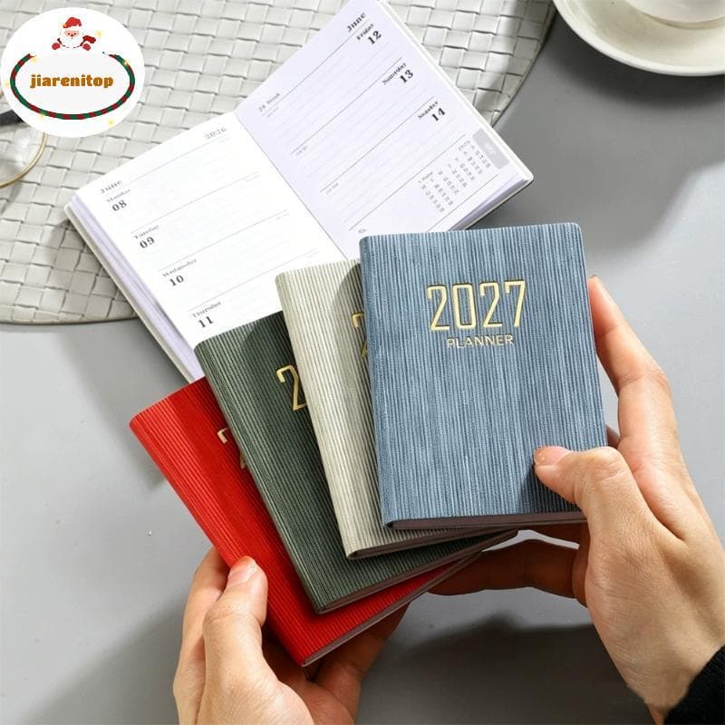 jiarenitop Mini Poeta Agenda Semanal Livro Planejador De Compacto Com Calendário Para Estudantes Presente Diário De Log
