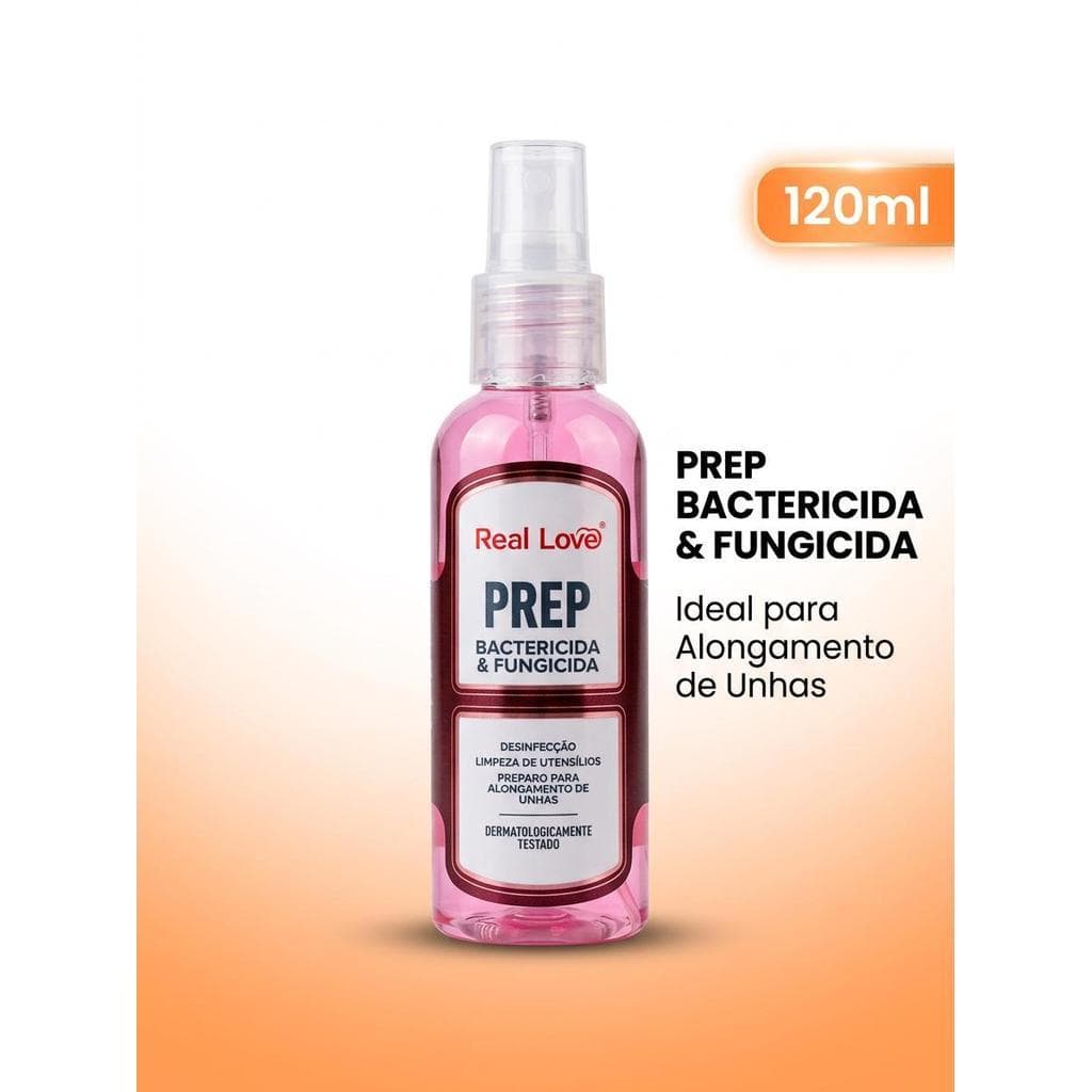 Preparador Bactericida e Fungicida Para Alongamento de Unhas, Higienizador Profissional 120ml