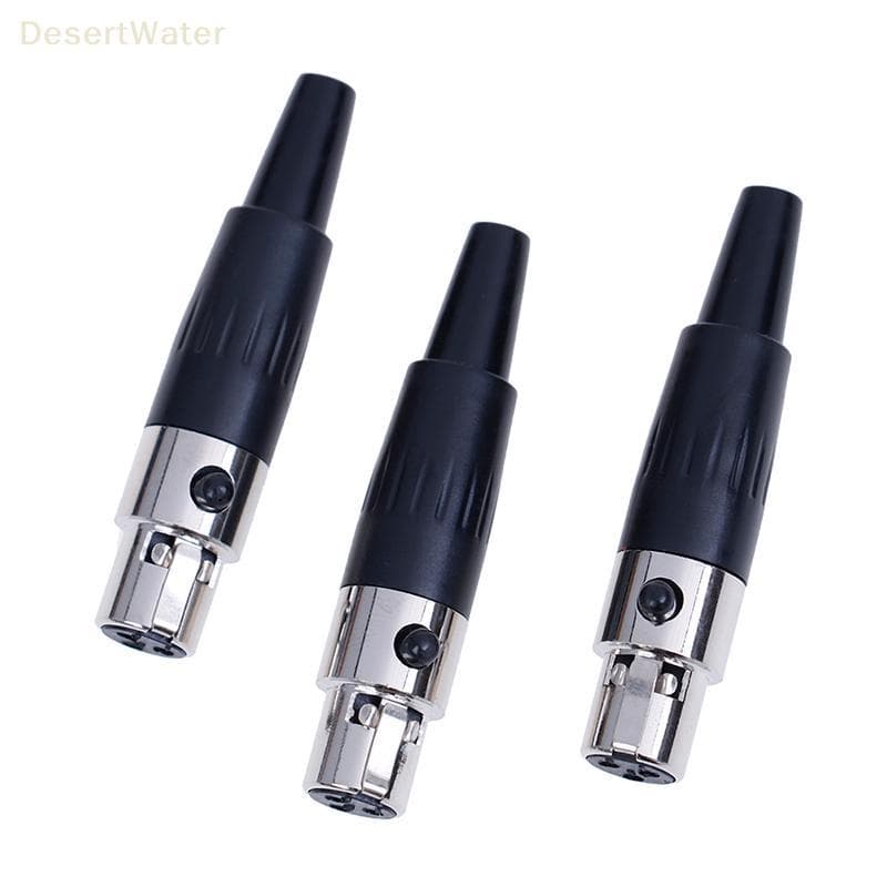 < DesertW > 1 Peça Plugue Fêmea De 3 Pinos mini TA3F XLR Conector De Microfone De Áudio Adaptador MIC Novo