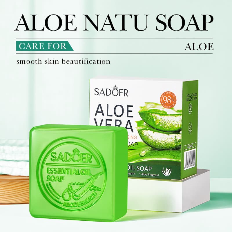 Sabonete sadoer Sabonete Natural Limpeza Artesanal Sabonete Facial Óleo Essencial Sabonete de Limpeza de Aloe Vera