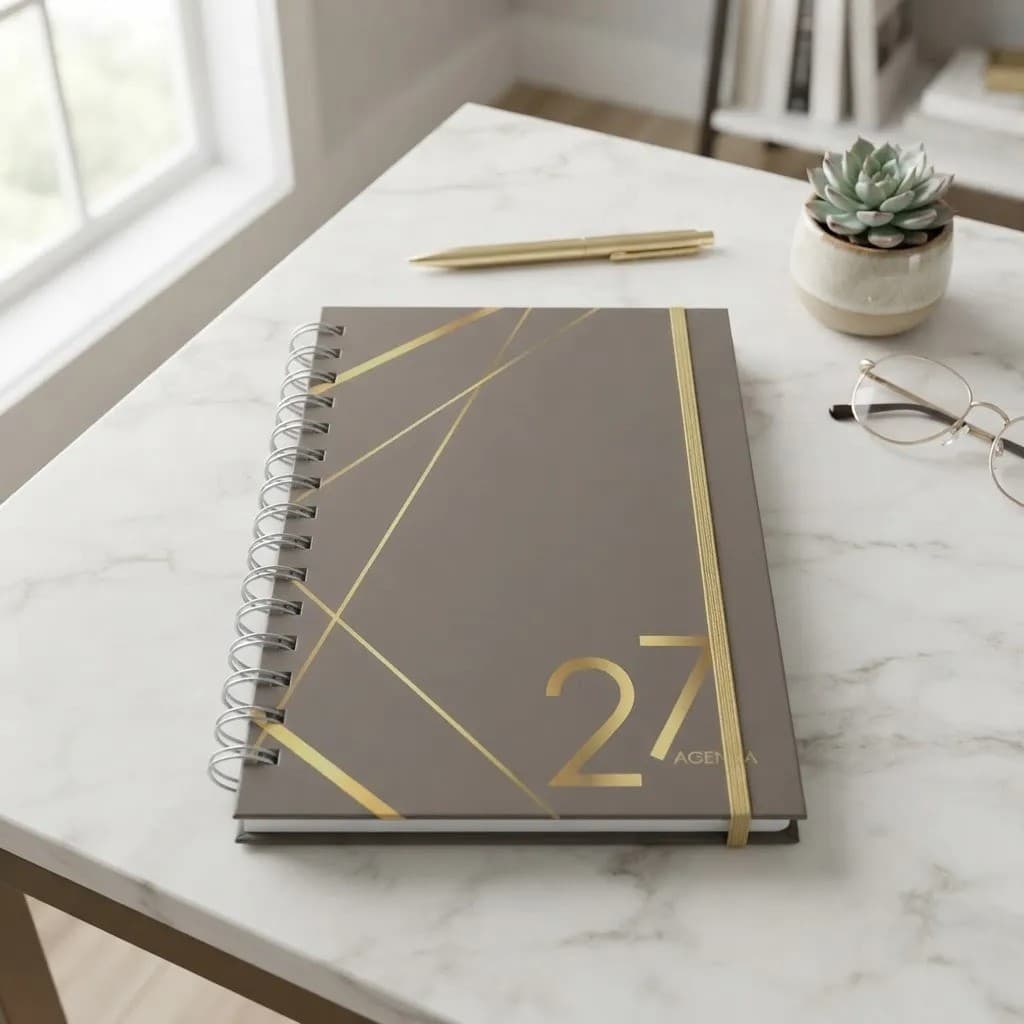 Agenda 2027 Capa Dura 15x20cm 336 Folhas