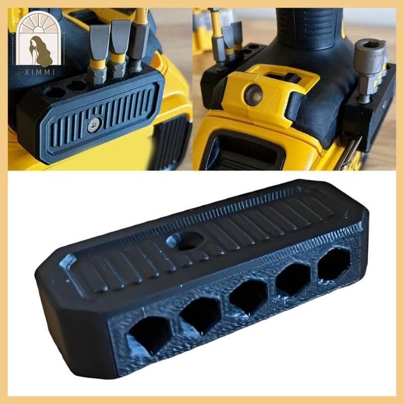 * XIMM * Rack Lateral 4 Slots Para Armazenamento Ponta Driver Corpo Broca Reparo Diário