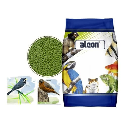 Ração Extrusada Para Pássaros Coleiro Verde Alcon Club 5kg